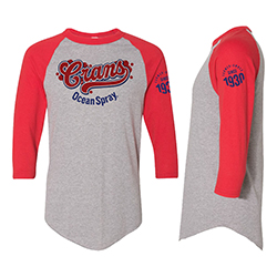 NEW - Three-Quarter Raglan Sleeve Baseball Jersey