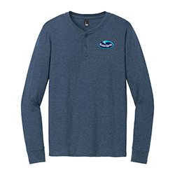 DISTRICT PERFECT TRI LONG SLEEVE HENLEY