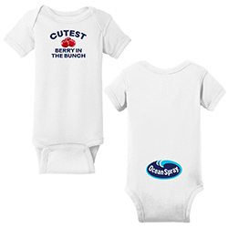 NEW - Infant Short Sleeve Ribbed  Onesie